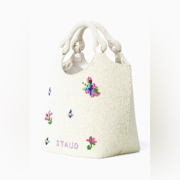 STAUD Handbags - ❗️SOLD❗️Staud First Bloom Day Beaded Cote Bag